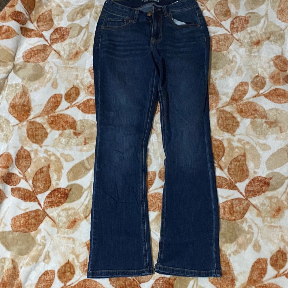 Maurices Dark Blue Flare Jeans